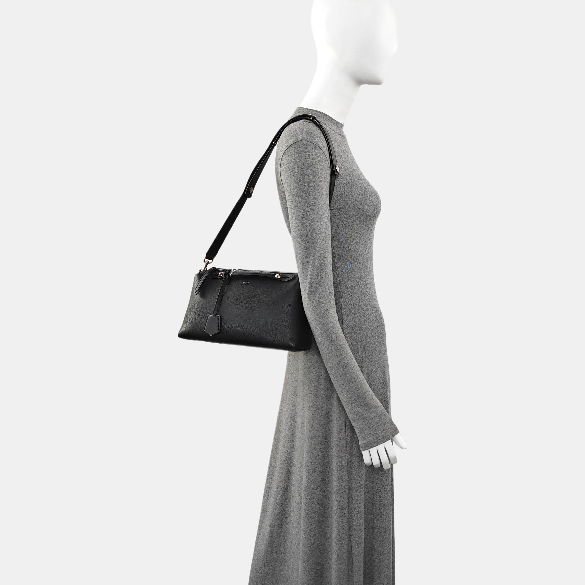 By The Way Medium Calfskin Black
