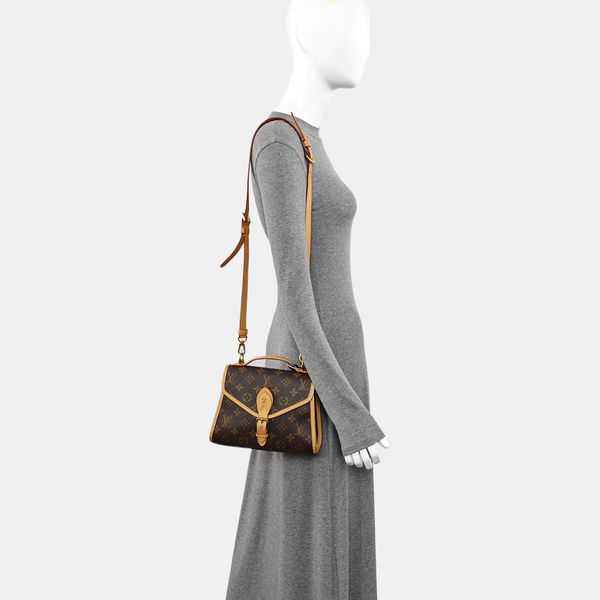 IVY Monogram Coated Canvas Brown