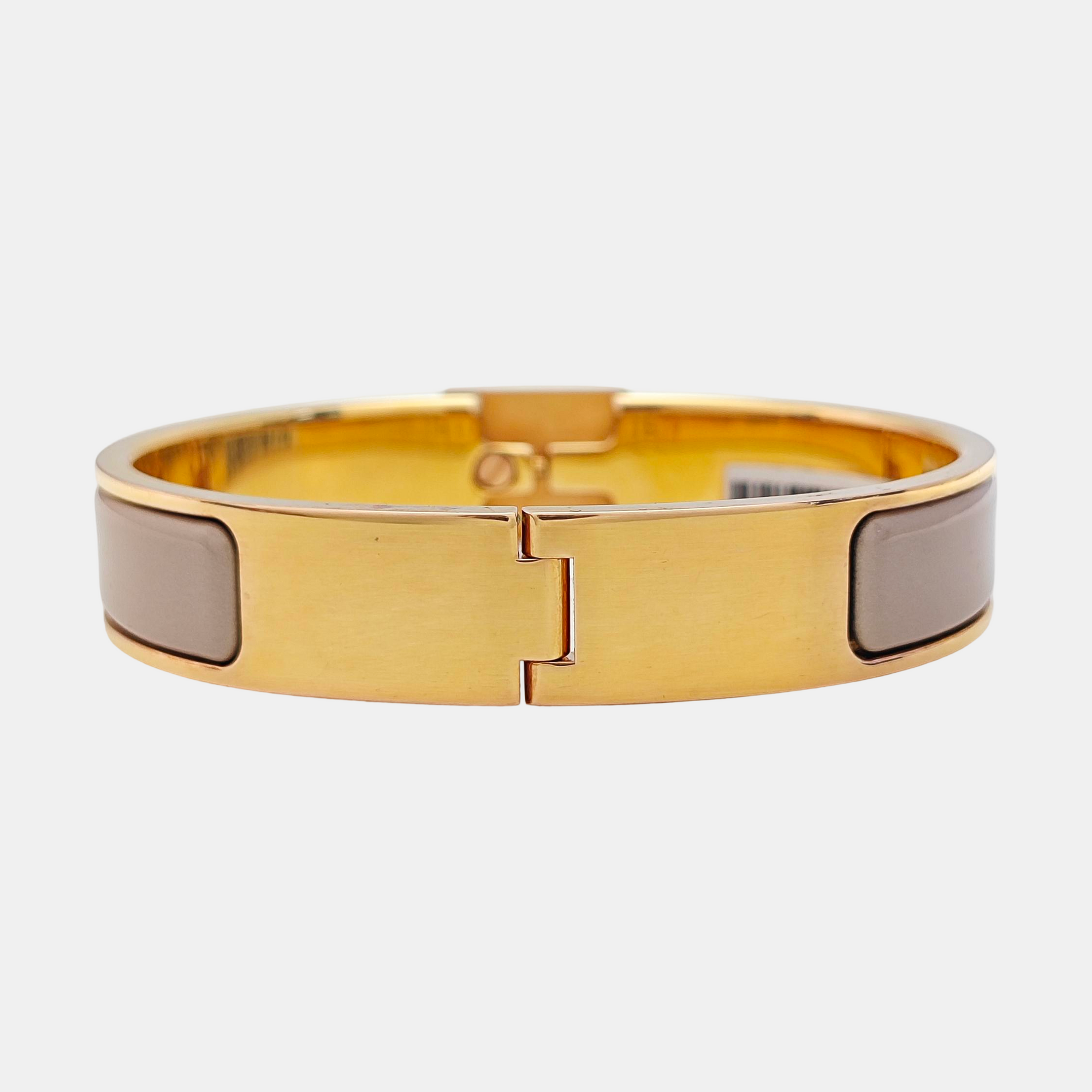 Clic Cadenas Metal Rose Gold Bangle