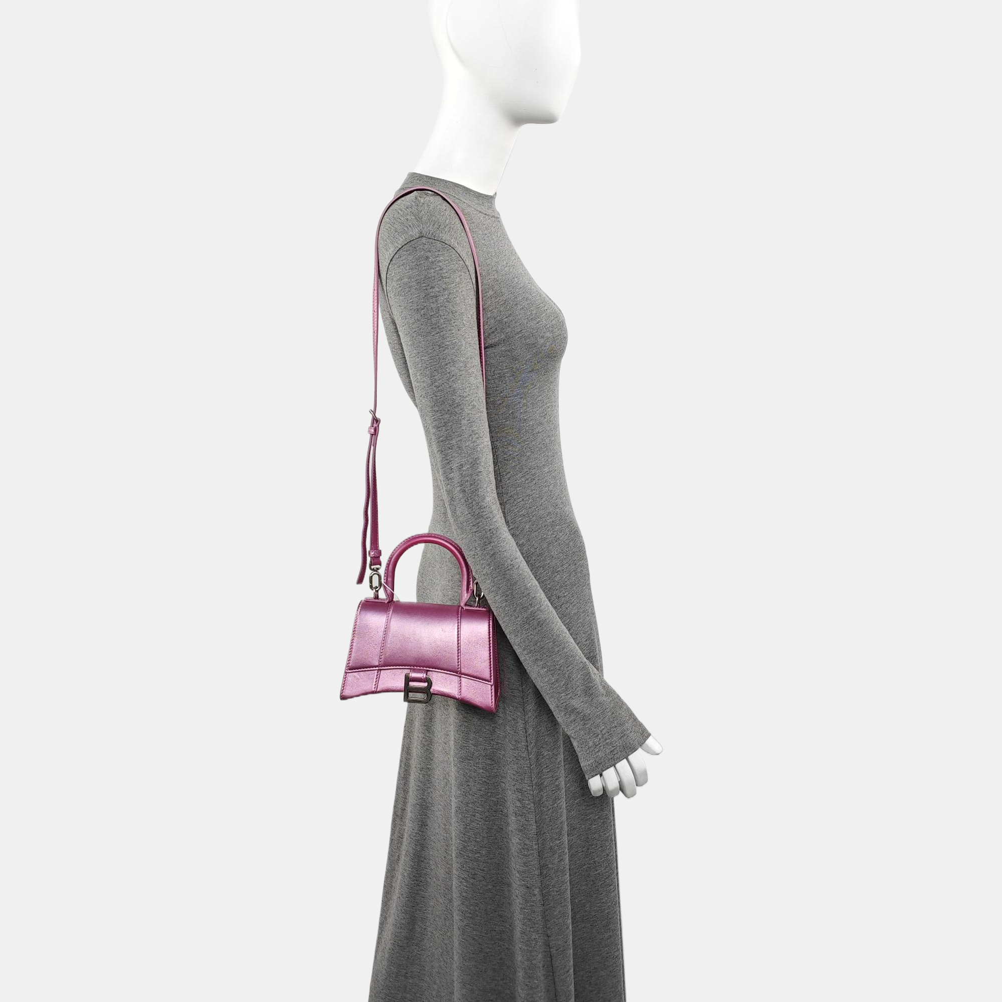 Hourglass XS Calfskin Pink