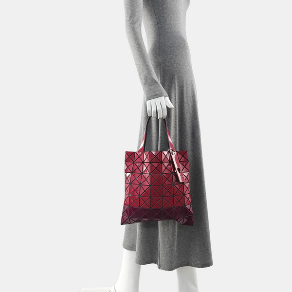 Special Material Top Handle Bag Red