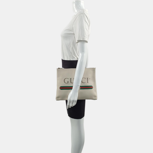 Print Medium Calfskin White