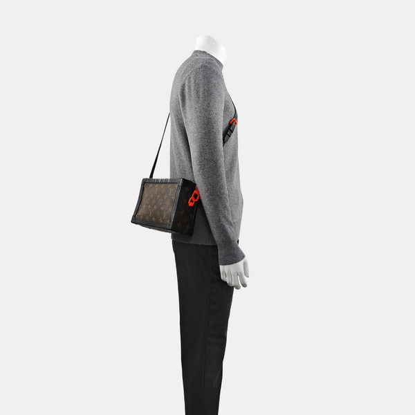 SOFT TRUNK Monogram Coated Canvas Brown