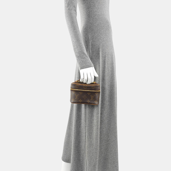 NICE Super Mini Monogram Coated Canvas Brown