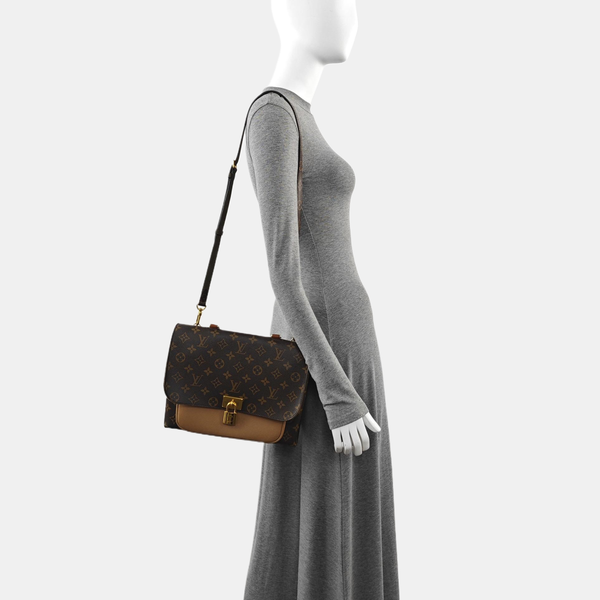 MARIGNAN Monogram Coated Canvas Brown