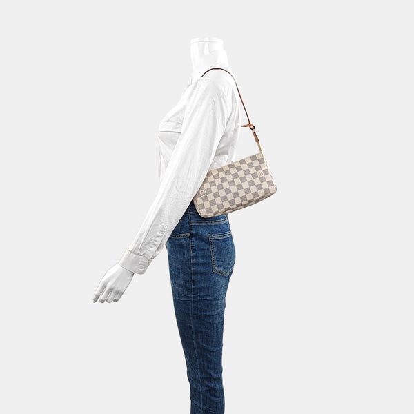 ACCESSOIRES GM Damier Azur Coated Canvas White