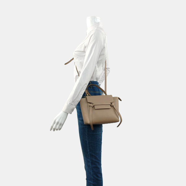 BELT Nano Calfskin Beige