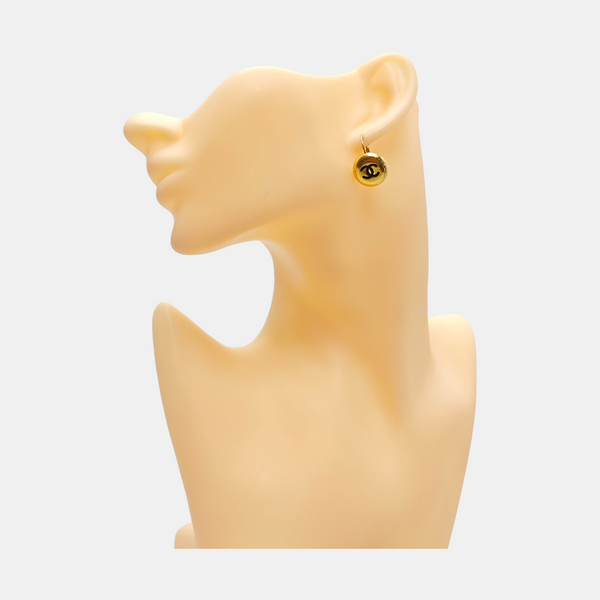 Metal Gold Clip On Earrings