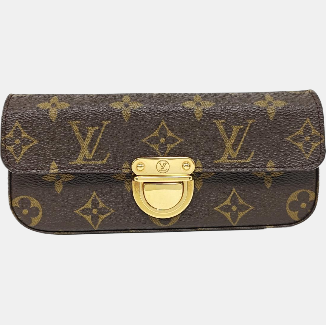 Monogram Coated Canvas Top Handle Bag Brown