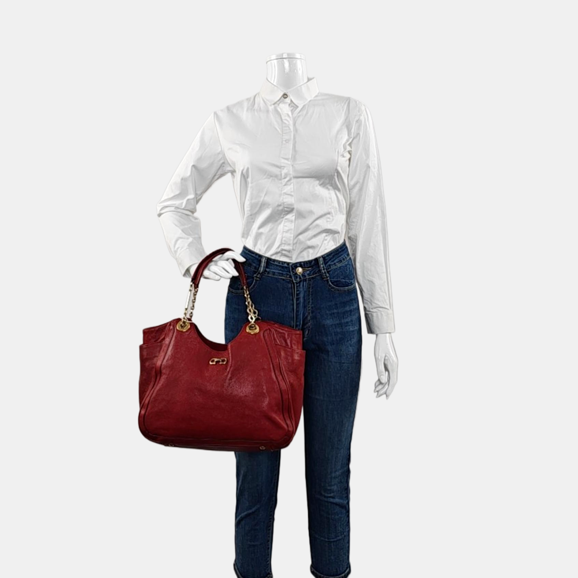 Betulla Medium Calfskin Red