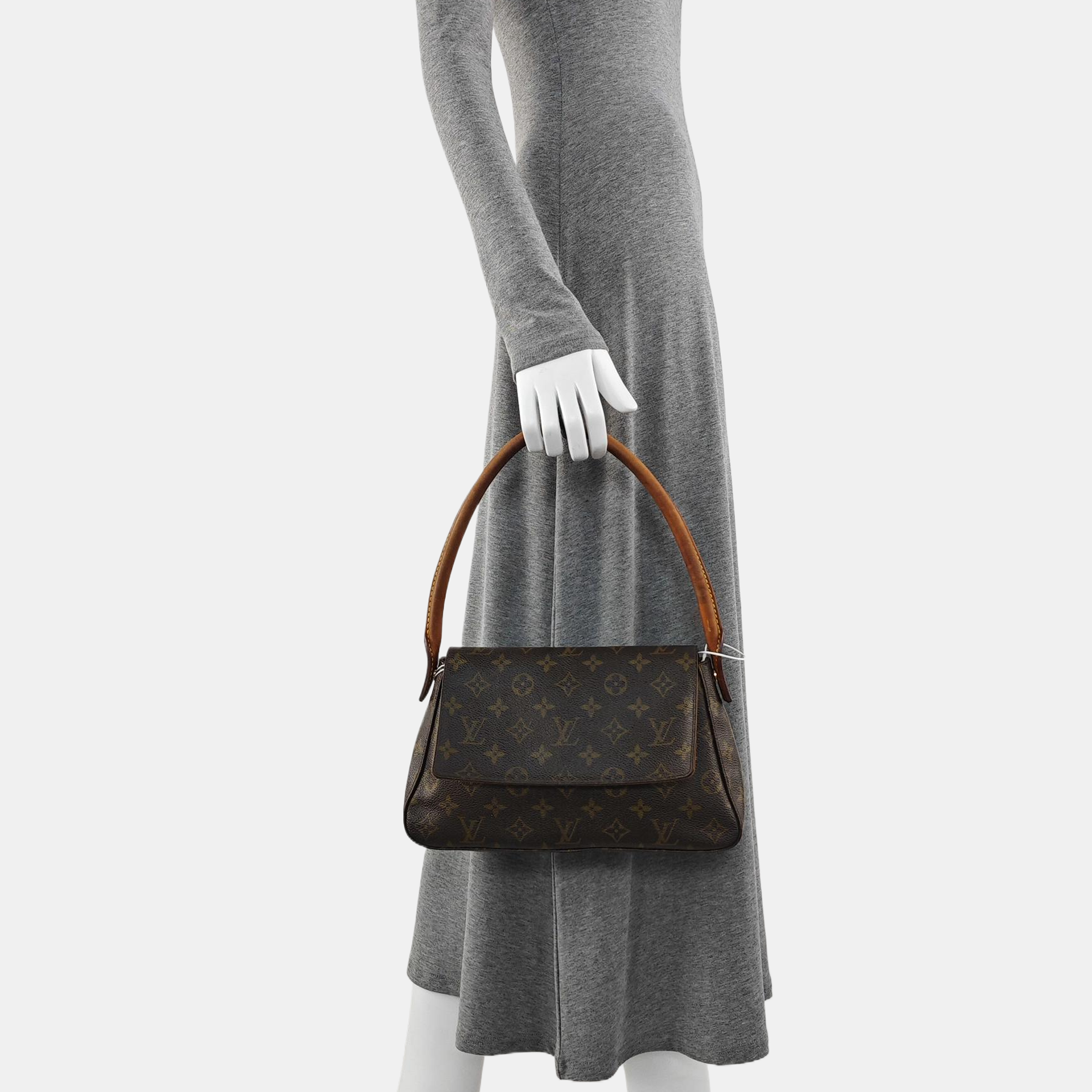 LOOPING PM Monogram Coated Canvas Brown