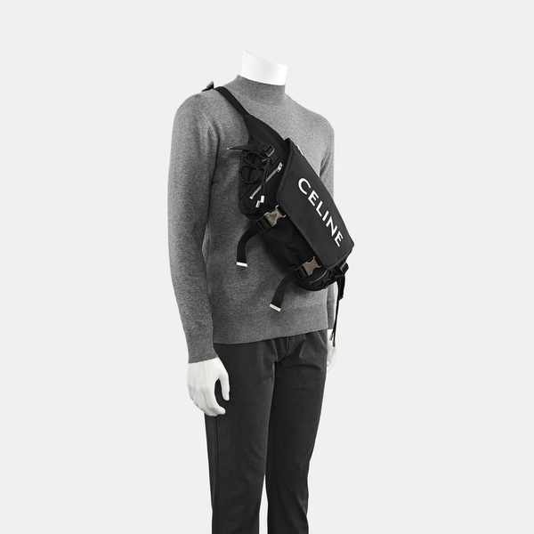 Fabric Belt Bag Black