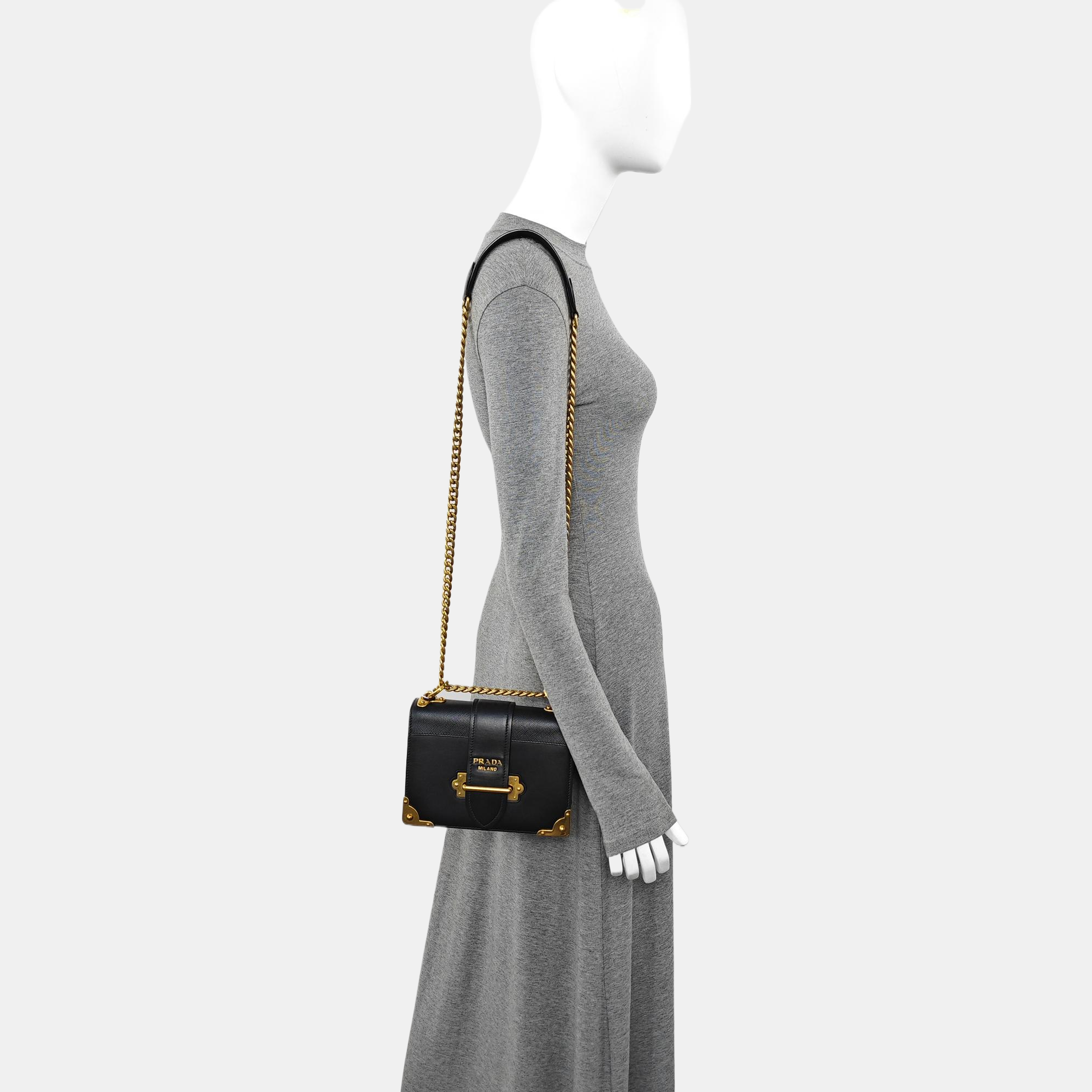 Cahier Saffiano Calfskin Black