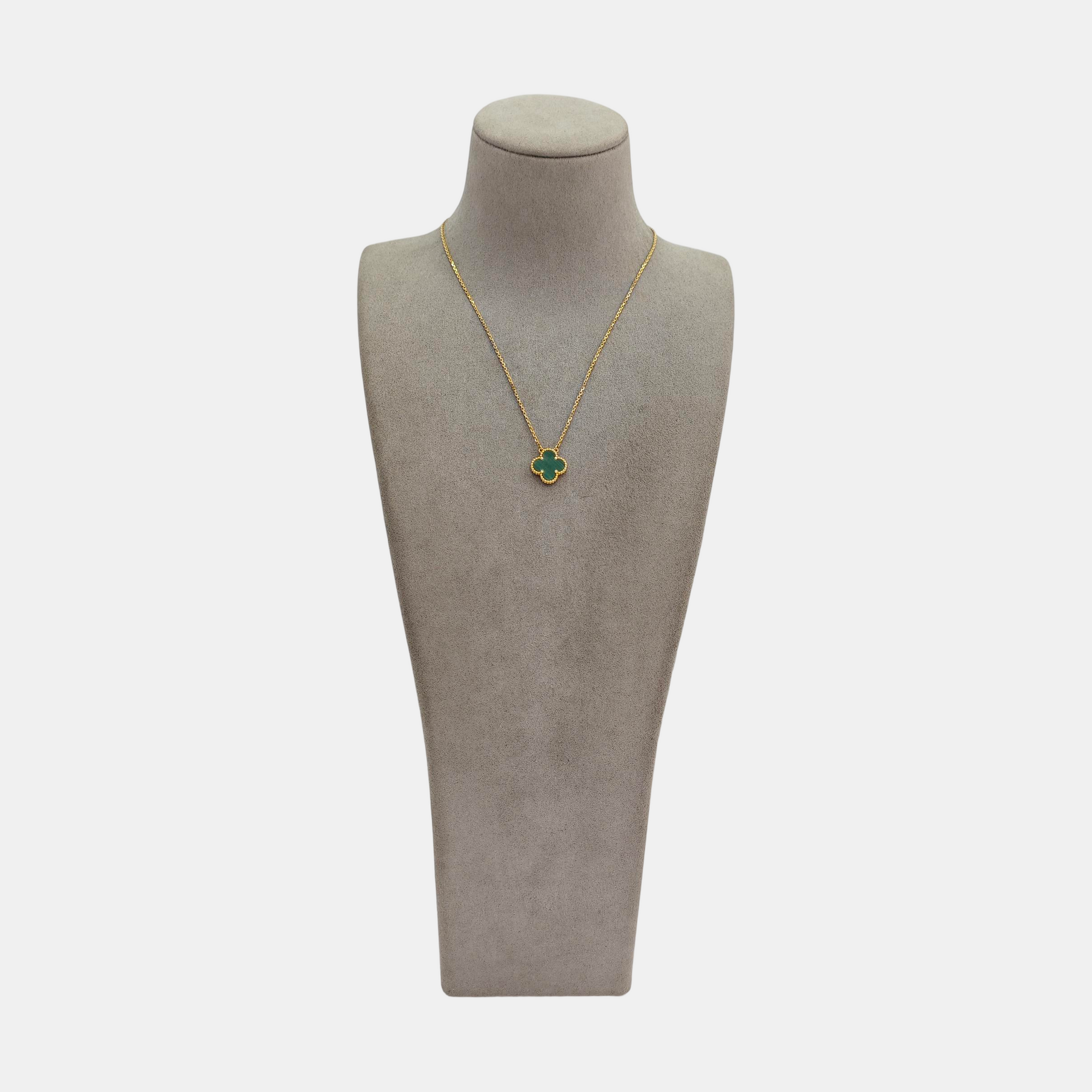 Vintage Alhambra 18k Gold Necklace
