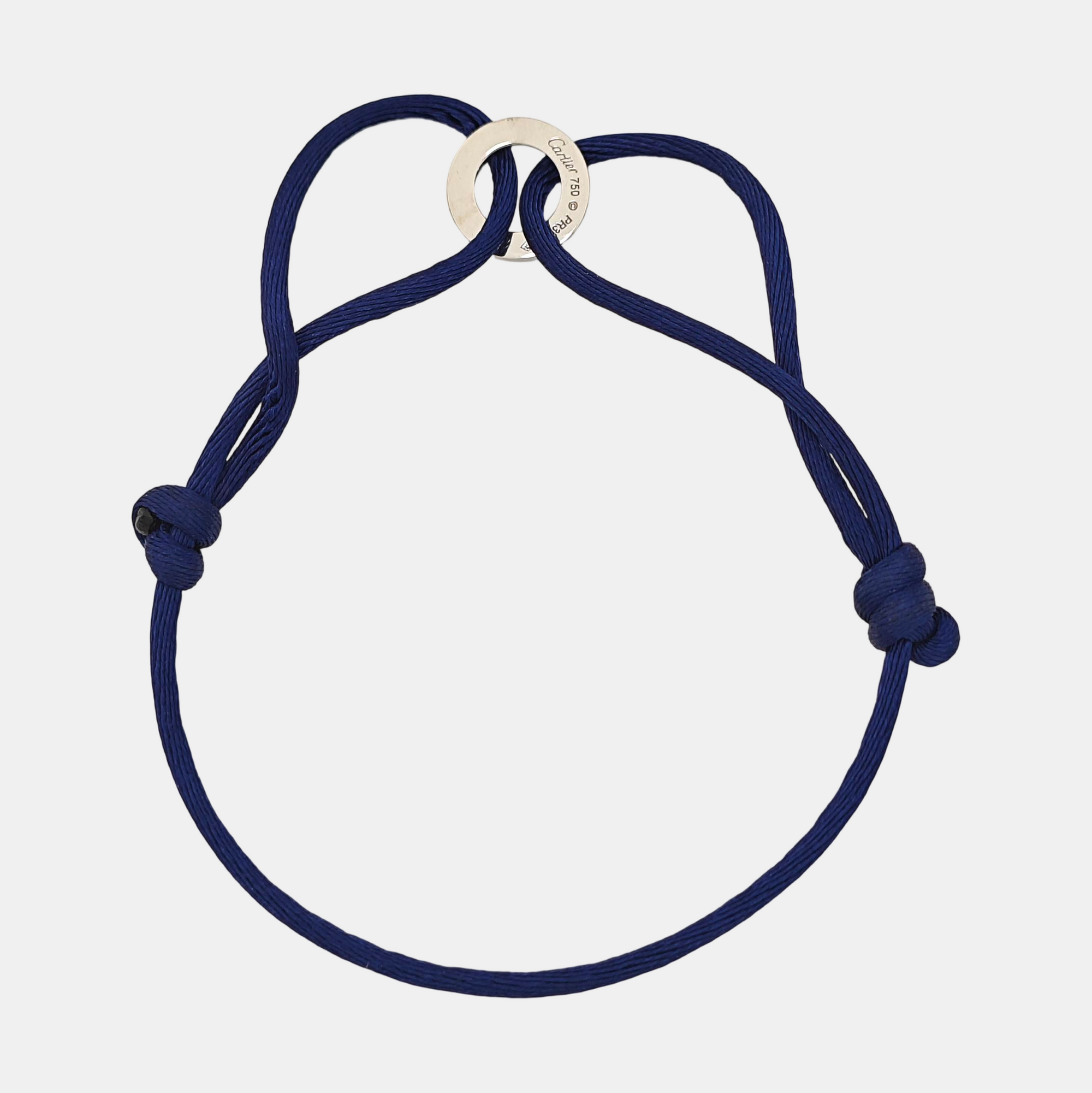 LOVE 18k White Gold Blue Bracelet
