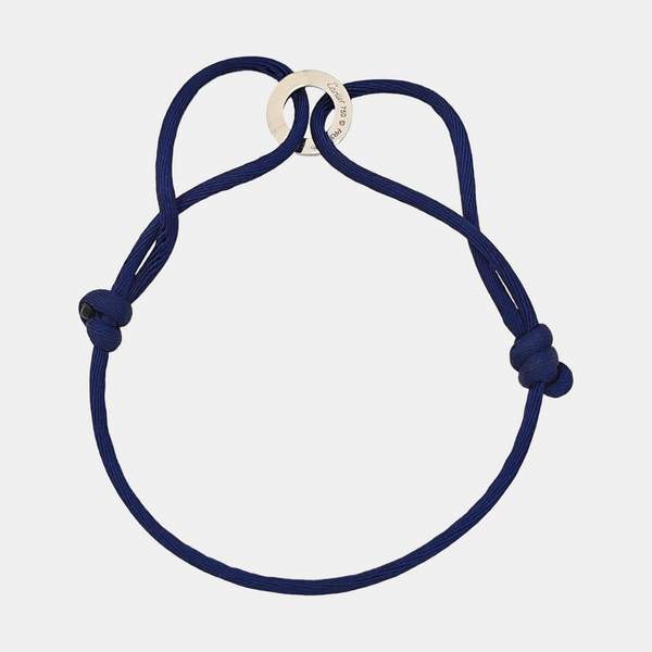 LOVE 18k White Gold Blue Bracelet