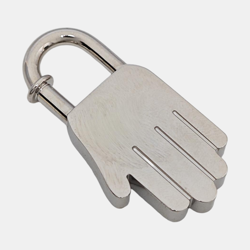Metal Bag Charm Silver