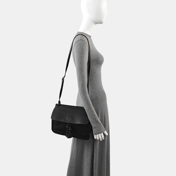 Bamboo 1947 Medium Calfskin Black