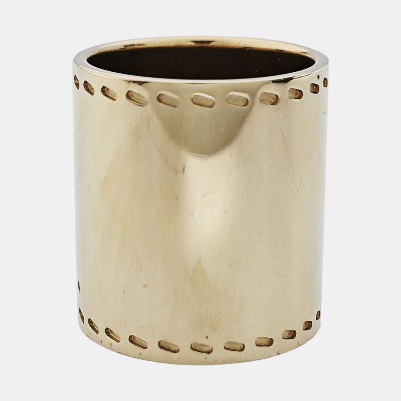 Metal Scarf Ring Gold