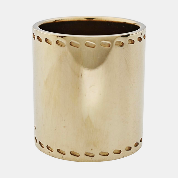 Metal Scarf Ring Gold