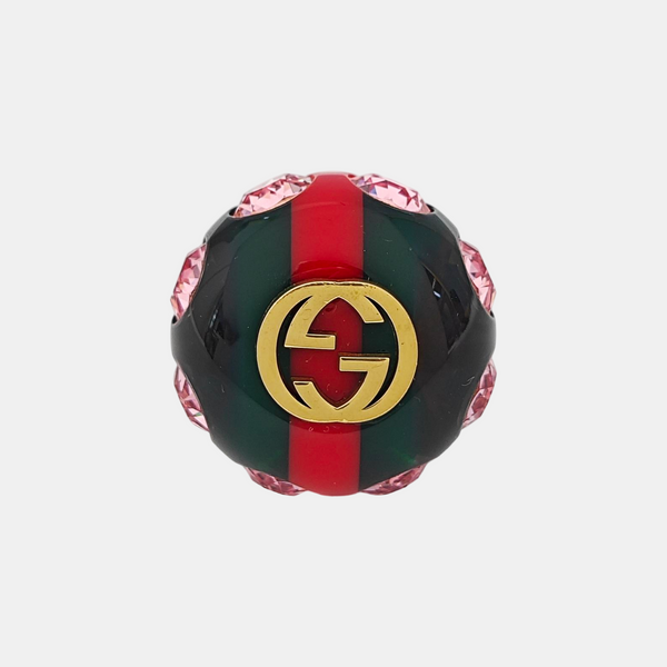 Metal Green Ring EU 55
