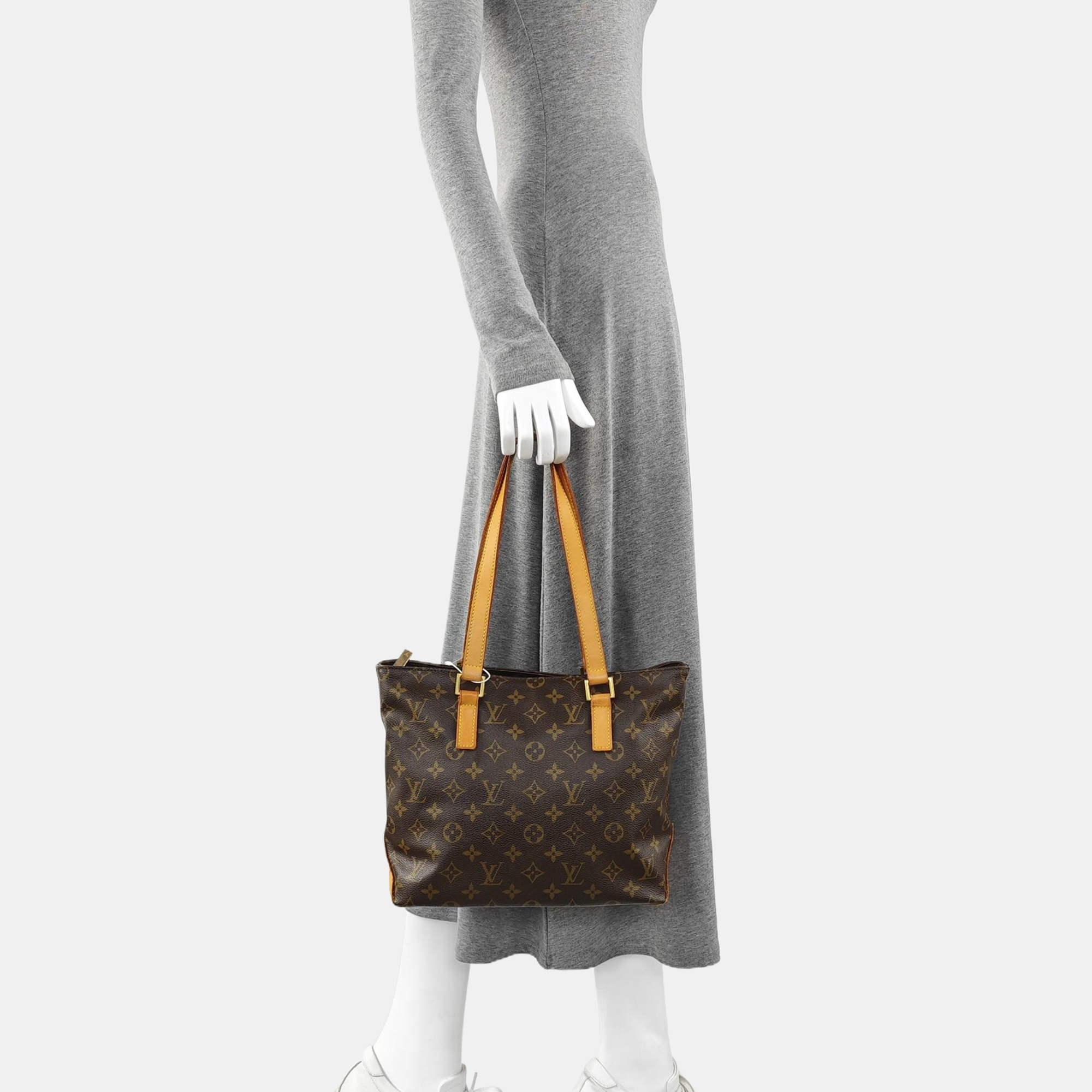PIANO PM Monogram Coated Canvas Brown