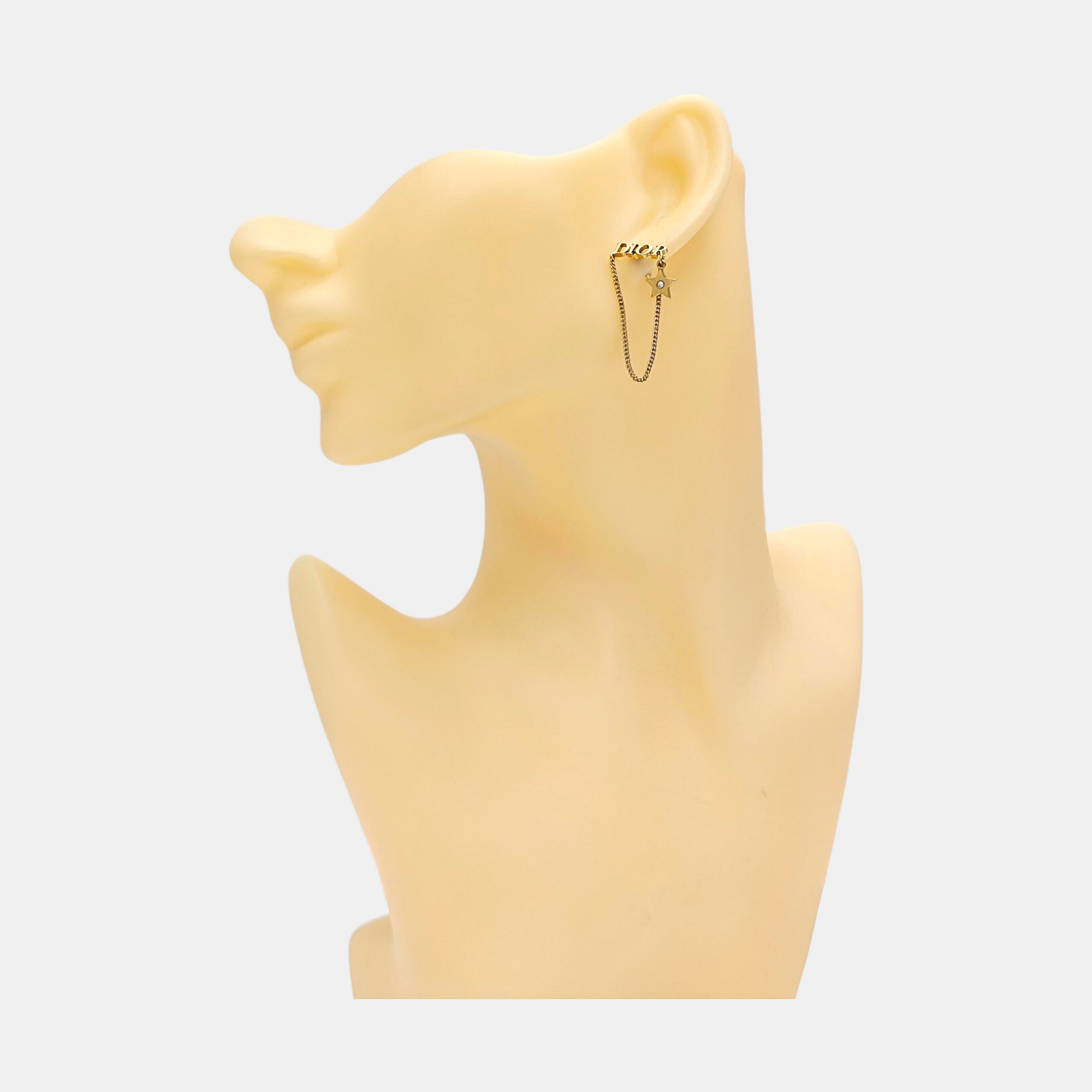 Dio(r)evolution Metal Gold Earrings