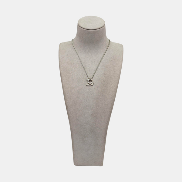 CD Swing Metal Silver Necklace