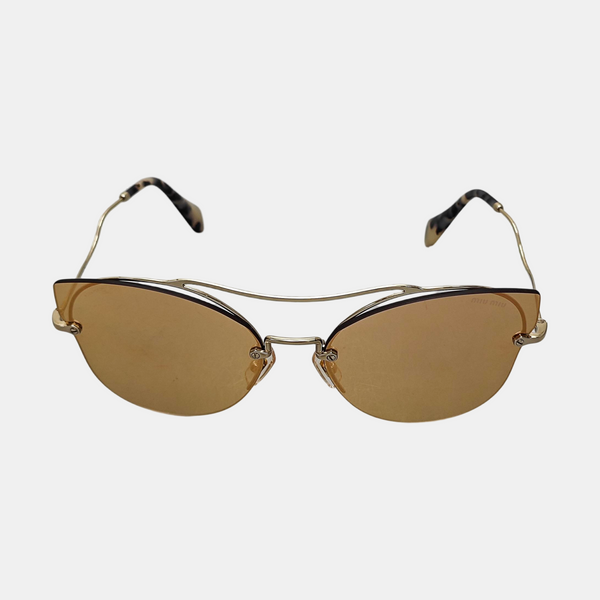 Metal Sunglasses Brown