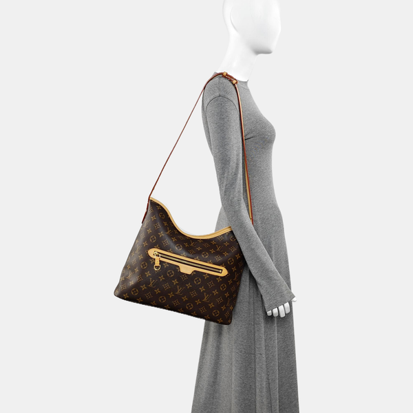Line Up Monogram Coated Canvas Brown