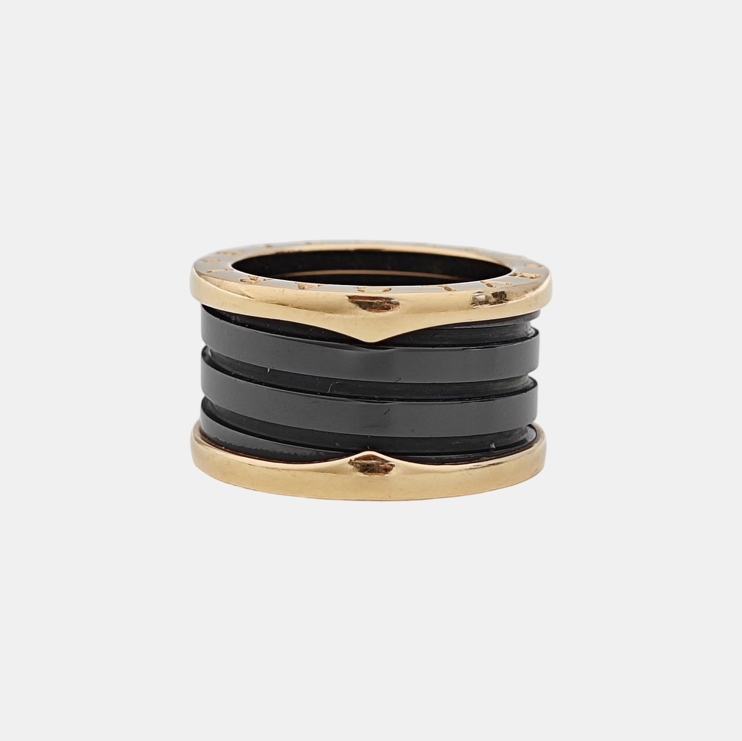 B.ZERO1 18k Rose Gold Ring EU 52