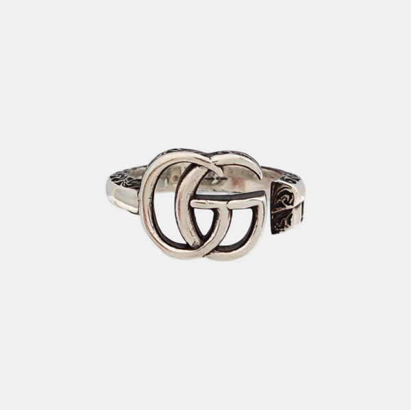 GG Running 925 Sterling Silver Ring EU 50