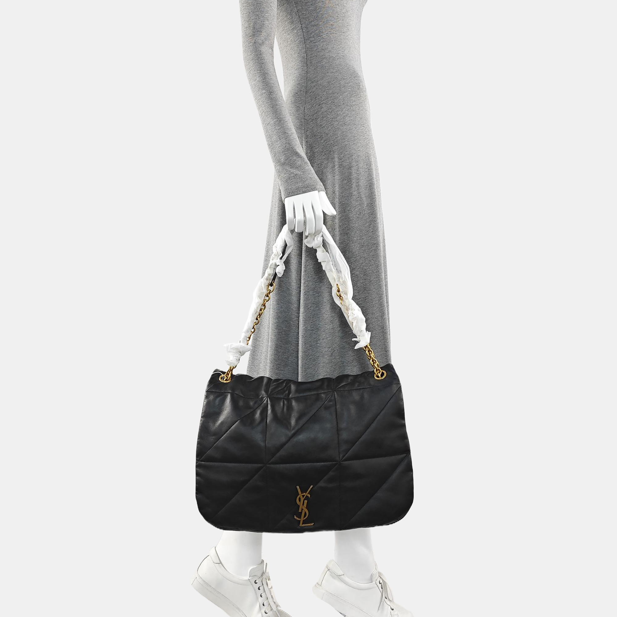 JAMIE 4.3 Quilted Lambskin Black