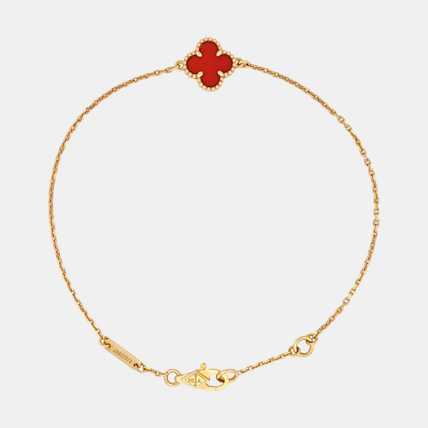 Sweet Alhambra 18k Rose Gold Bracelet