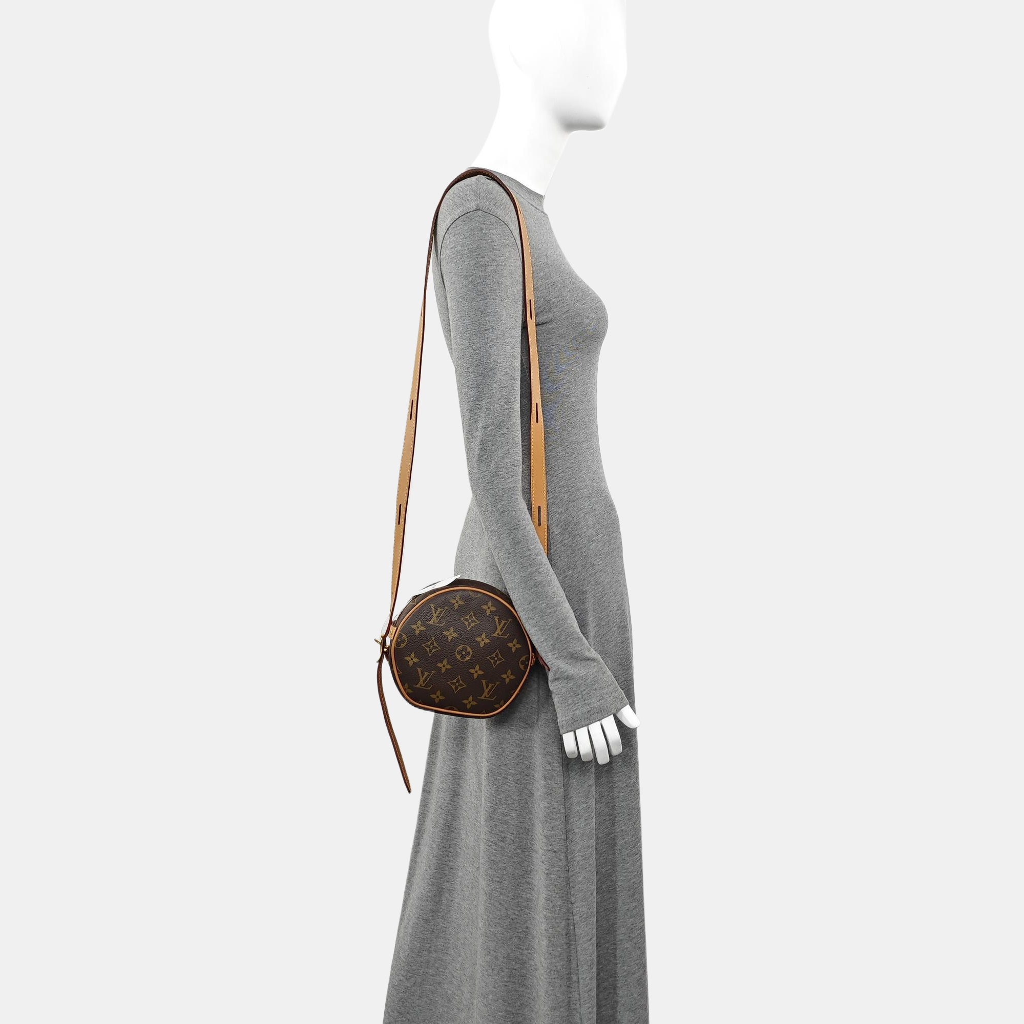 BOITE CHAPEAU PM Monogram Coated Canvas Brown