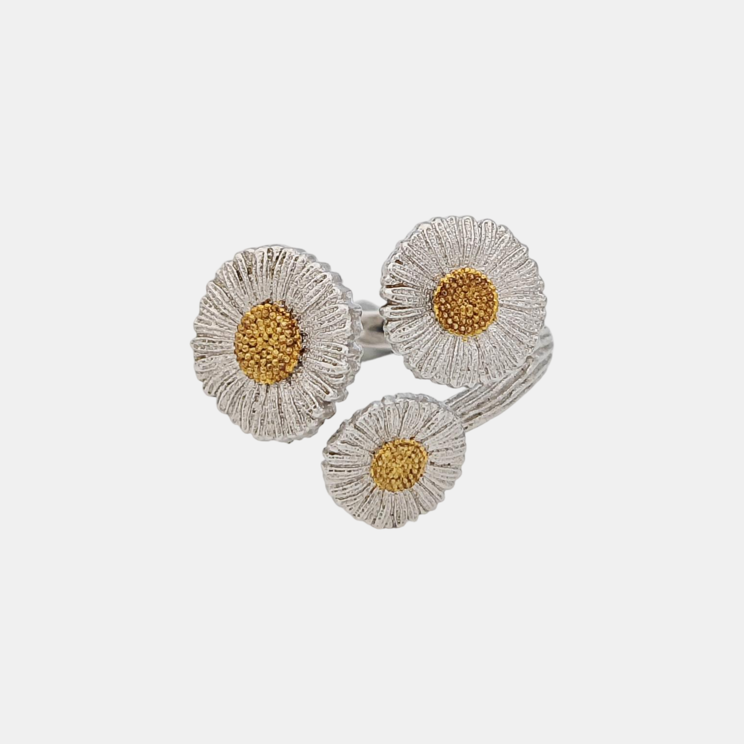 BLOSSOMS 925 Sterling Silver Ring EU 58