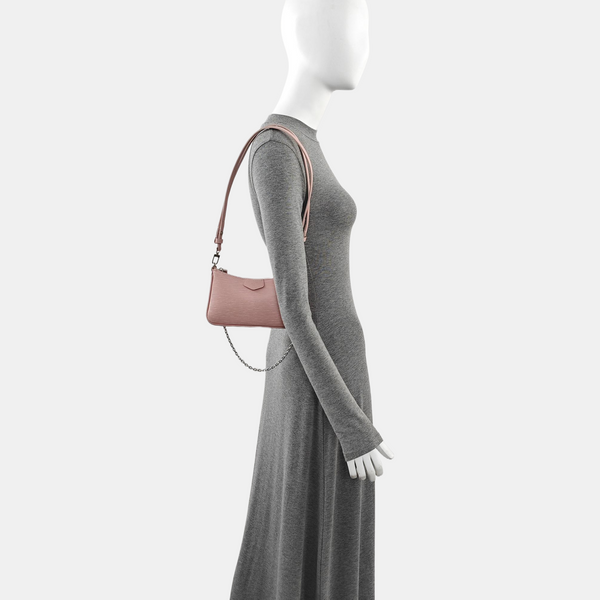 EASY POUCH ON STRAP Epi Pink