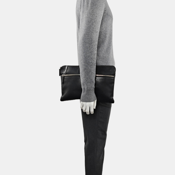 Calfskin Clutch Black