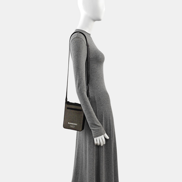 Canvas Shoulder Bag Mini Gray