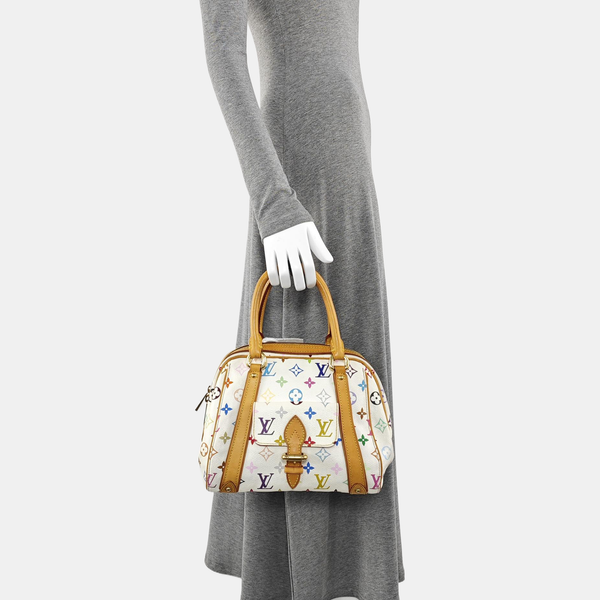 LV × TM PRISCILLA Monogram Coated Canvas White