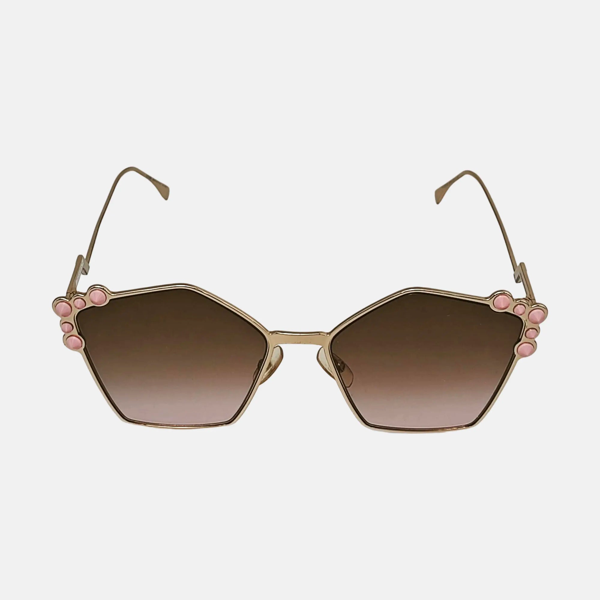 Metal Sunglasses Red