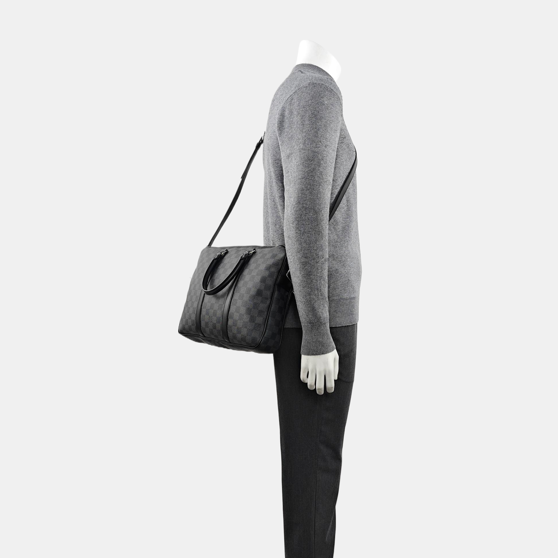 PORTE-DOCUMENTS PM Damier Graphite Coated Canvas Black