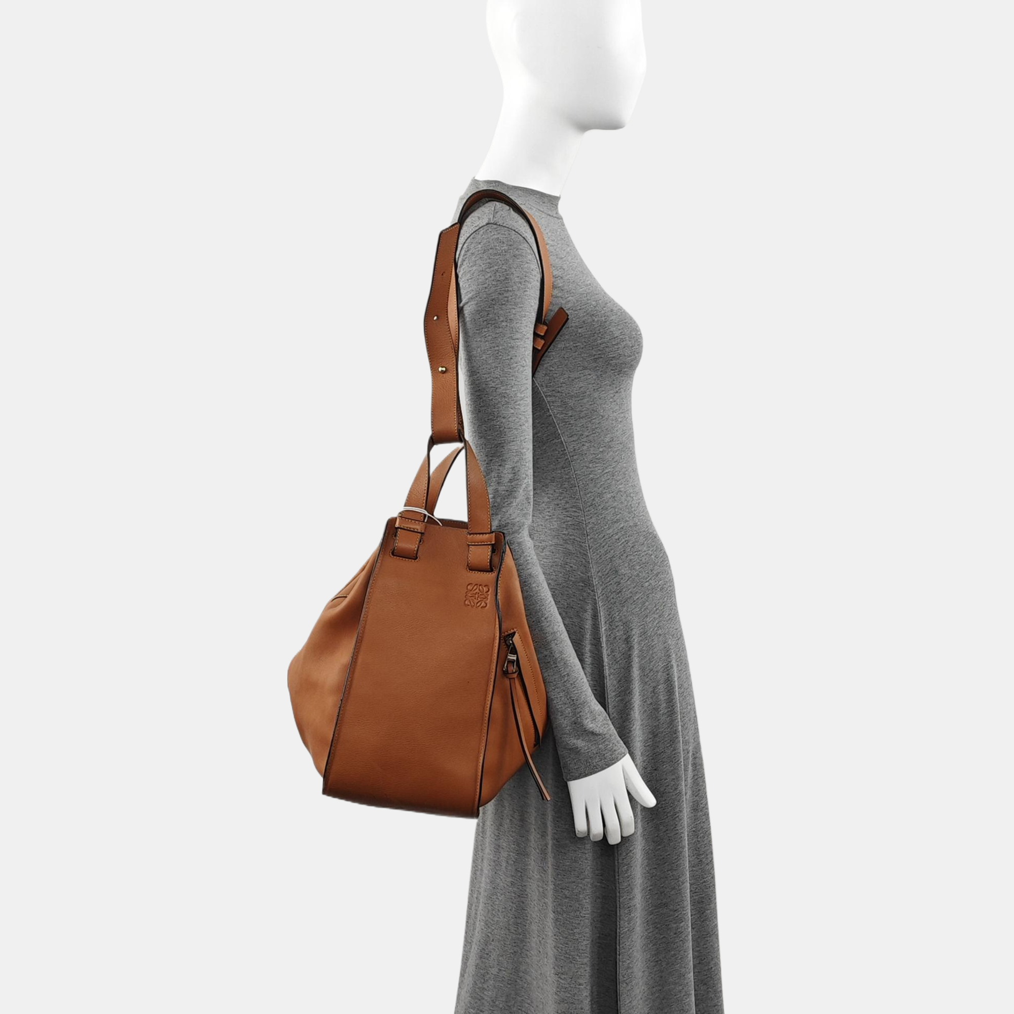 Hammock Small Calfskin Brown