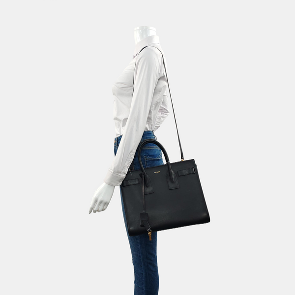 SAC DE JOUR Small Calfskin Black