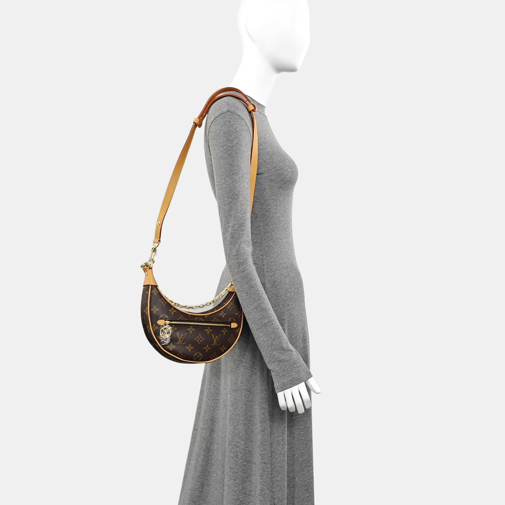 LOOP Monogram Coated Canvas Brown