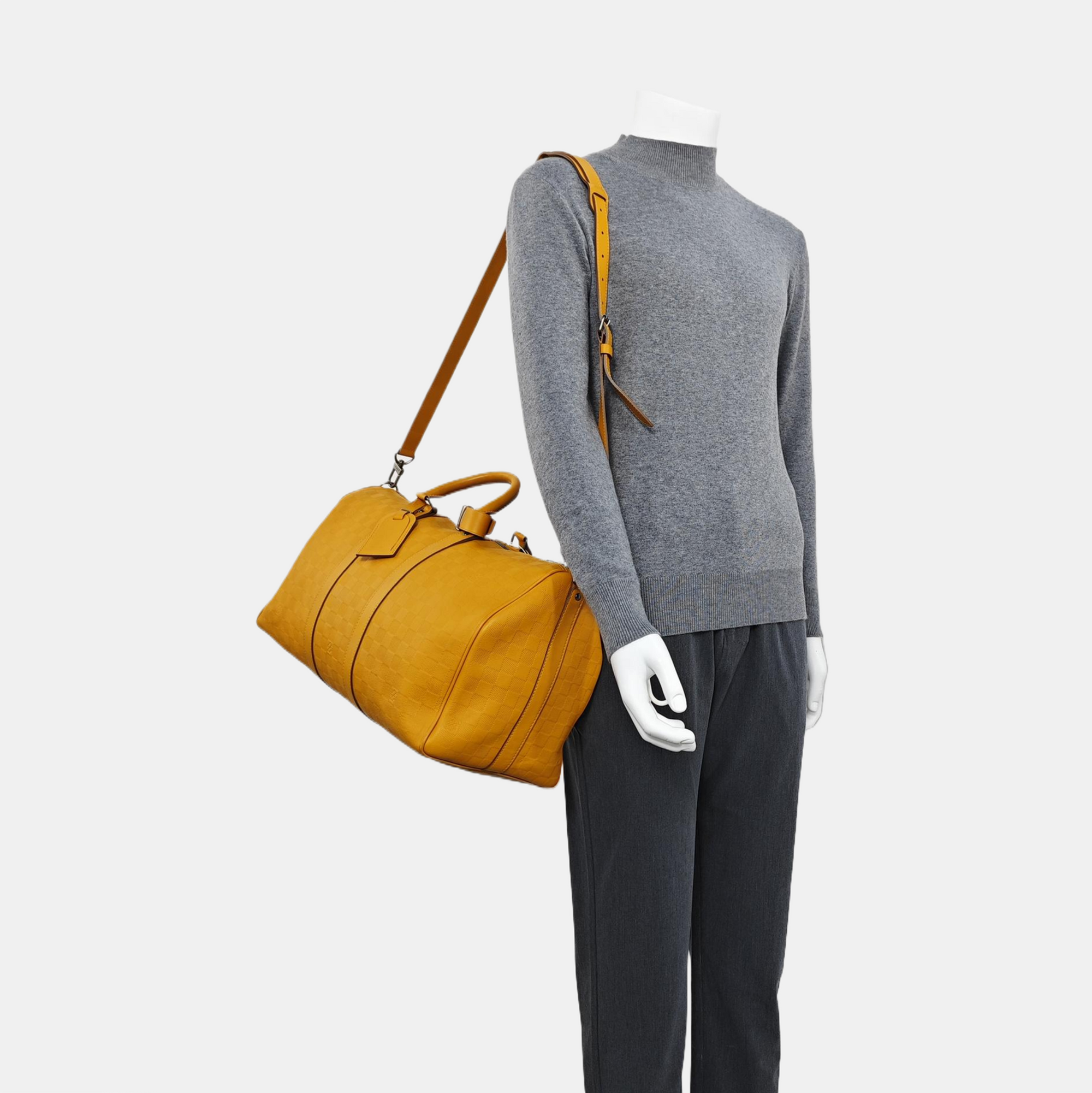KEEPALL Calfskin Yellow