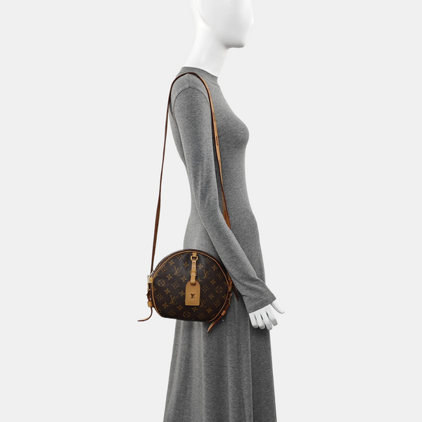 BOITE CHAPEAU MM Monogram Coated Canvas Brown
