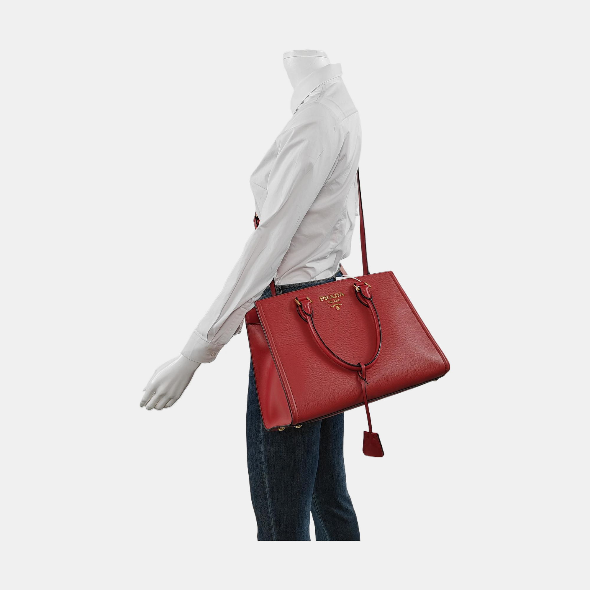 Saffiano Calfskin Red