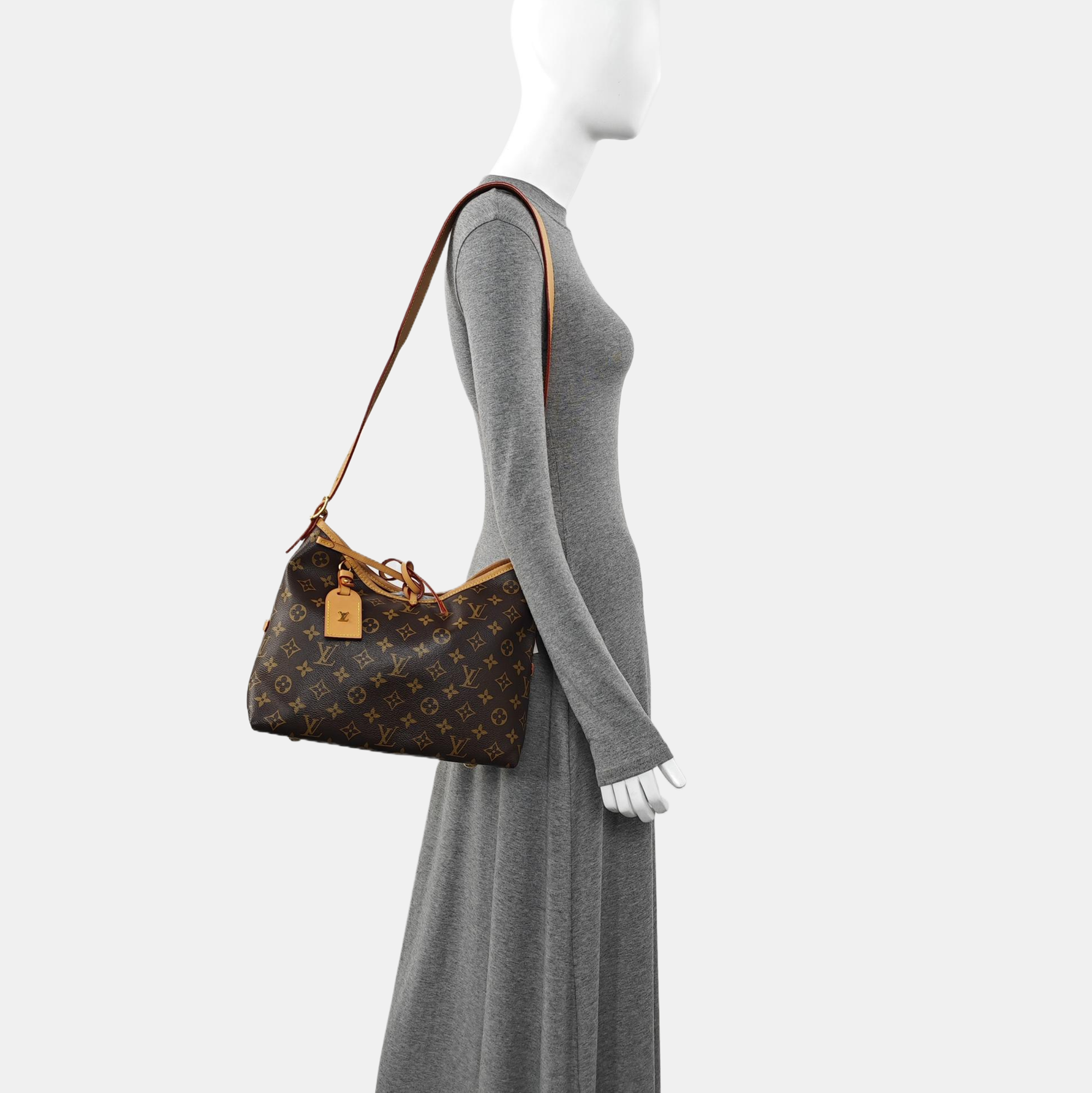 CARRYALL PM Monogram Coated Canvas Brown