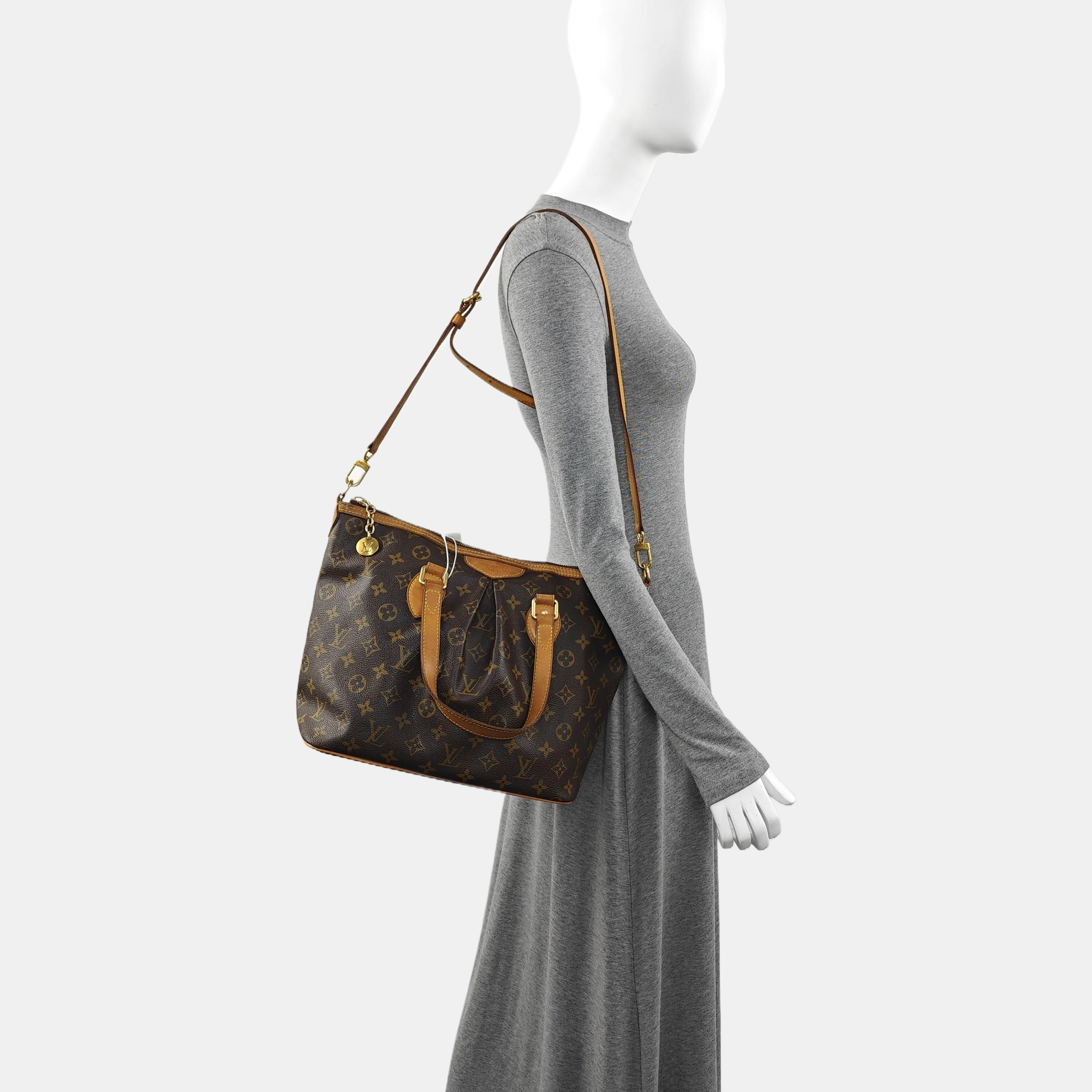 PALERMO PM Monogram Coated Canvas Brown
